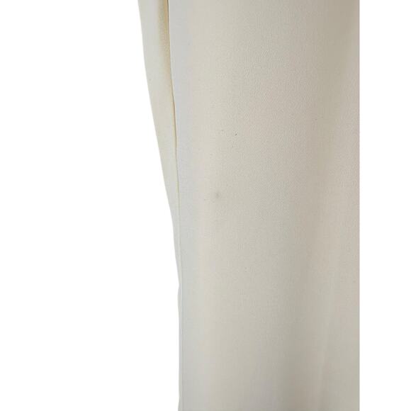 SNDYS Roma Pants Trouser Satin Wide Leg High Rise Minimalist Classy Ivory Sz XS - Picture 13 of 13